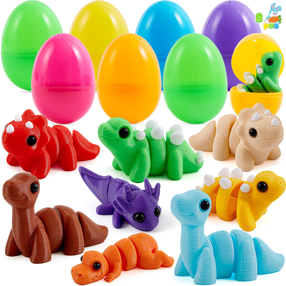 JOYIN easter egg 3d-printed dinosaur inside, perfect for Easter hunts and imaginative play