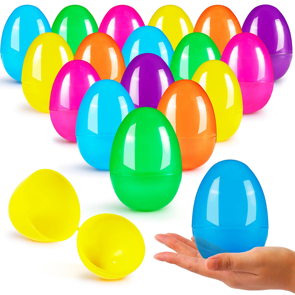 JOYIN 3.15-inch eggs in bright colors for festive egg hunts.