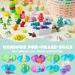 JOYIN 3D printed toys inside eggs for imaginative play