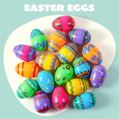 JOYIN Easter eggs with smooth edges and hinge for easy assembly