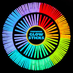 JOYIN multi-color glow sticks bright colors for party favors