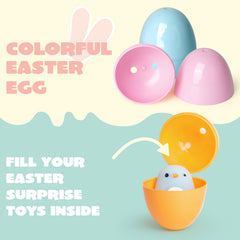 JOYIN bulk pastel eggs in six colors ready for filling