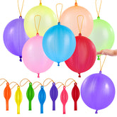 JOYIN punch balloons 36-pack in a vibrant color mix for festive play.