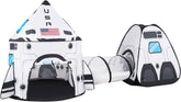 JOYIN White Rocket Ship Pop Up Tent main unit for imaginative space play