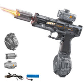 JOYINNTERE electric water gun with flashing muzzle for exciting nighttime play