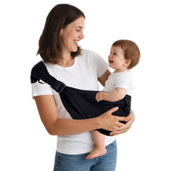 JOYNCLEON baby sling front view shows ergonomic strap support for comfortable wear.