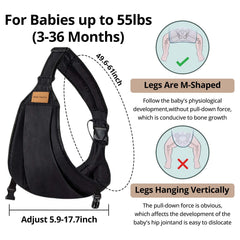 JOYNCLEON newborn fit demonstrates adjustable sizing for a snug start.