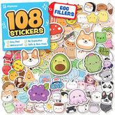 Joyousa 108pc water bottle stickers—waterproof and easy to personalize