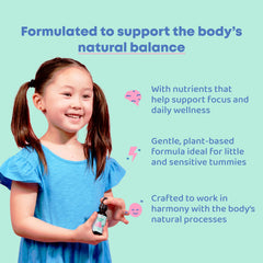 JoySpring DetoxZee Kids drops with dropper for precise daily dosing.
