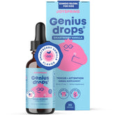 JoySpring Genius Drops Smartberry Vanilla bottle shown for easy daily dosing.