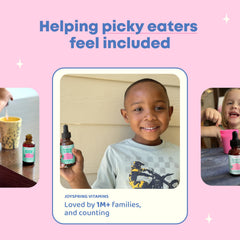 JoySpring organic broccoli sprouts highlight natural plant-based nutrition for children.