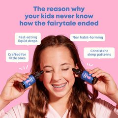 JoySpring SleepBerry dropper dispense shows precise dose for bedtime routines.