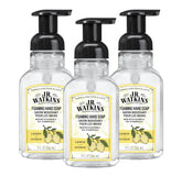 J.R. Watkins Citron foaming hand soap with pump delivers refreshing cleansing.