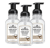 J.R. Watkins foaming hand soap pump with coconut scent for gentle cleansing.