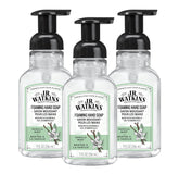 J.R. Watkins Vanilla Mint foaming soap pump delivering gentle moisture