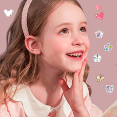 Jstyle cz heart earrings add charming accents to outfits.