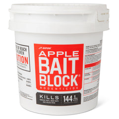 JT Eaton apple-flavor bait block 1oz attracts rodents for effective control.