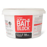 JT Eaton apple flavor bait blocks in resealable pail for outdoor and indoor use.