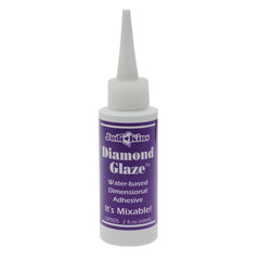Judikins Diamond Glaze 2oz bottle delivering a glass-like, dimensional finish for crafts.