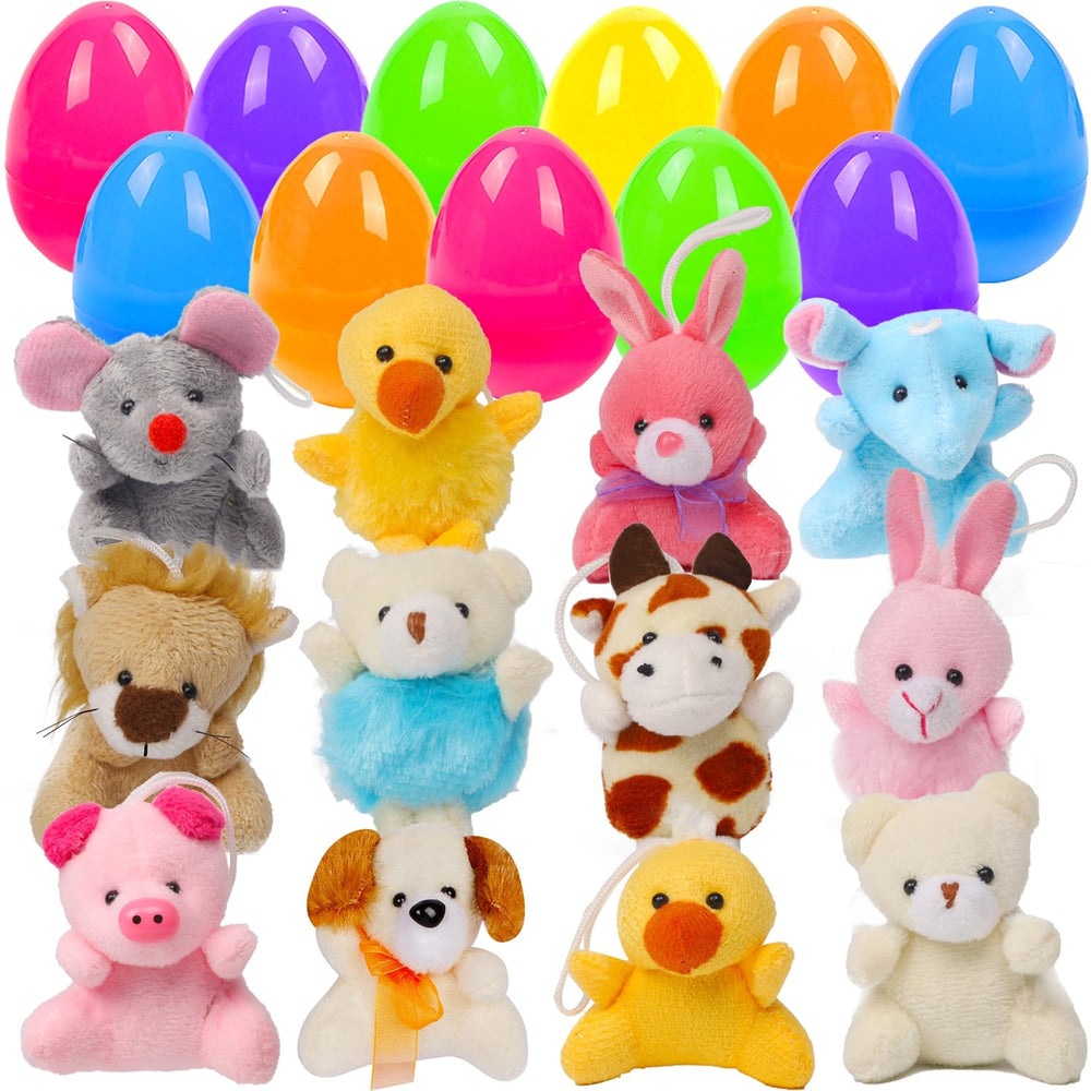 Juegoal Easter eggs with plush animals inside for safe, delightful Easter surprises.