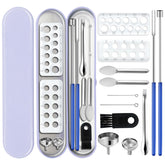 Jueion capsules filling kit front view showing precise setup for easy capsule making