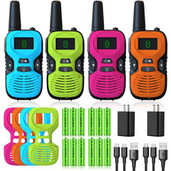 Jueion Walkie Talkies for Kids with color variety for personalized playtime