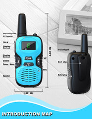 Jueion Walkie Talkies for Kids with rechargeable battery for extended outdoor adventures