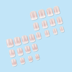 Juggssa full-cover glossy nails for quick at-home manicures.