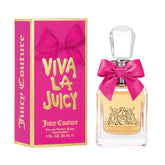 Juicy Couture Viva La Juicy EDP bottle on a white surface, ideal for everyday luxury.