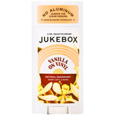 JUKEBOX Vanilla on Vinyl deodorant bottle front for daily use