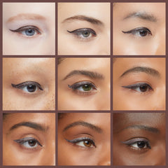Julep When Pencil Met Gel wing look closeup for sharp, controlled liner