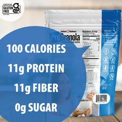 Julian Bakery ProGranola Vanilla Cinnamon ingredients closeup highlighting paleo-friendly nutrients