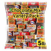 Jumblet Easter chocolate assortment 5lb pack with milk and dark bars for festive favors.