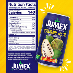 Jumex Soursop Nectar can closeup emphasizes convenient pantry staple for smoothies.