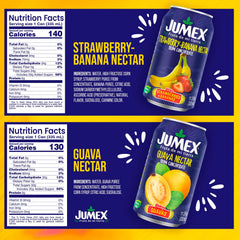 Jumex nectar being poured into a glass for refreshment or cocktails