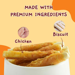 Jungle Calling rawhide-free label closeup indicating gentle digestion