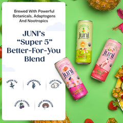 JUNI Yuzu Pineapple can offers bright, non-alcoholic refreshment.