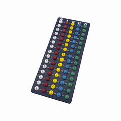 Bright 75 colored bingo balls for clear, lively play sessions