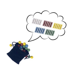 50 colorful bingo cards ready for multiple players