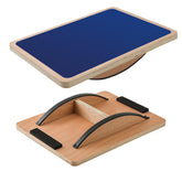 Juoe balance board front view showing sturdy construction for home use