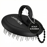 Jupiter Scalp Exfoliator close-up of flexible bristles for gentle exfoliation.