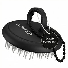 Jupiter Scalp Exfoliator close-up of flexible bristles for gentle exfoliation.