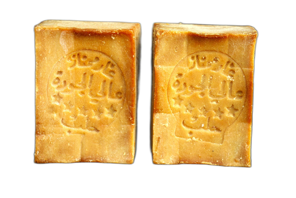 JUSIZA Aleppo Soap bars with olive oil for gentle hydration.