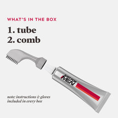 Tube ready to twist and comb for mess-free use.