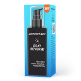 Just for Men Gray Reverse Daily Serum bottle for quick, dye-free daily use.