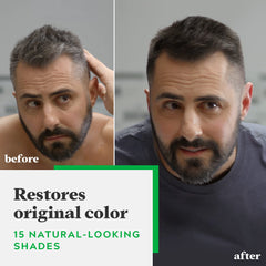 Just For Men Shampoo-In Color box with shade swatches
