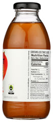 Just Ice Tea organic mango white tea bottle emphasizes organic sourcing and flavor profile.