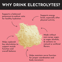 JUST INGREDIENTS Fruit Punch Electrolytes glass emphasizes bold flavor and daily hydration