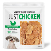 JustFoodForDogs chicken-breast-slices in kitchen showcasing fresh single-ingredient rewards