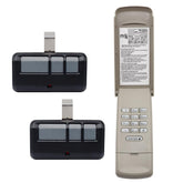 JUSTHILLUP universal garage keypad closeup showing durable wireless input and multi-opener support